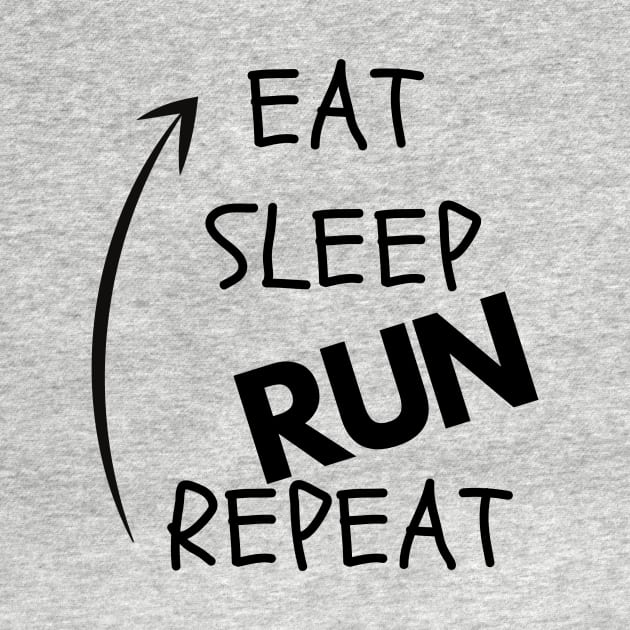 Eat Sleep Run Repeat by Dreanpitch by Dreanpitch